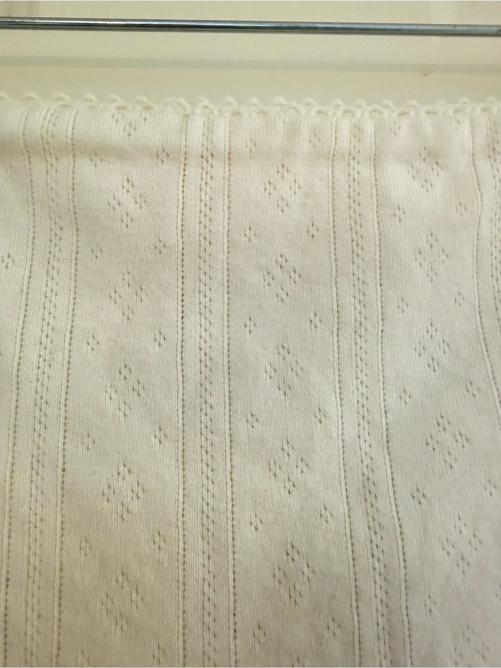 MY MUM MADE IT WHITE POINTELLE COTTON MAXI SKIRT M/L - Picture 13 of 13